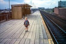 Salford station (MVE1 @ 0m 59ch). 11 May 1989