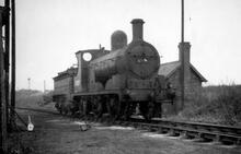 11 Class 0-6-0 No. 52107 at Nuneaton Abbey Street Station, 1949.