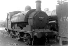 Horwich Works. The last of the ex-LYR Barton Wright Class 568 0-6-0 shunters No 11305 06 January 1963