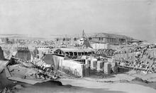 Building the stationary engine house at Camden Town. April 6 1837.  (LEC1 @ 1m 8ch) (Ref: 031122)