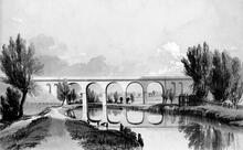 Colne Viaduct, Watford  June 5 1837 (LEC1 @ 16m 53ch) (Ref: 031130)