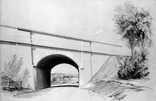 Box Moor. Skew bridge over London Road. June 12 1837 (LEC1 @24m 48ch) (Ref: 031133)