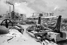 Kilsby Tunnel - Drainage Pumps July 15 1837 (LEC1 @ c.77m) (Ref: 031156)