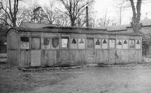 LNWR Old Coach Body near Stony Stratford