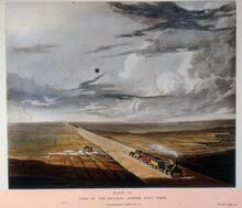 Plate 2 View of the railway across Chat Moss