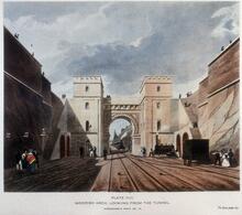 Plate 8 Moorish Arch looking from the tunnel
