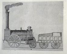 Northumbrian , Liverpool and Manchester stam locomotive