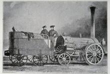 Northumbria steam locomotiuve for Liverpool and Manchester Railway