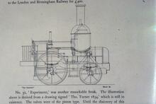 ExperimentNo 32. . The first locomotive built  by Sharp Roberts 1833.