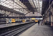 Manchester Piccadilly station (CMP2 @ 188m 70ch), from Platform 1. 25 April 1981