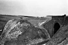 South of Hurdlow, underbridge over a minor road. 30 April 1932 (024371-43)