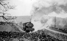J94 0-6-0ST 68012 coming up Hopton Incline almost for the last time, April 21st 1967. 
