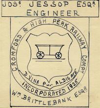 Newhaven  Tunnel. Sketch of plaque over north portal. (020462-48)