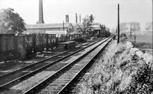 Friden Goods Yard looking towards Parsley Hay with the trains departed, 5 June 1950. (CHP1 @ 11m 53ch)