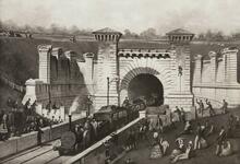 Primrose Hill tunnel. South portal (LEC1 @ 1m 53ch). 1840 (Ref: 030643)