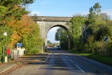 Blisworth. Bridge 212 (LEC1 @ 62m 28ch), looking east. 09 November 2023