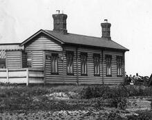Collins Green Station LNWR c.1890s (DSE @ 13m 38ch) (Ref: 030104)