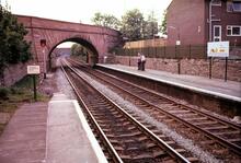 Rainhill. Liverpool and Manchester Railway Skew Bridge No 71 (DSE @ 8m 68ch). 18 May 1980