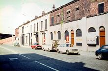 Manchester Liverpool Road Station (OLL1 @ 0m 25ch), street level.  08 September 1980