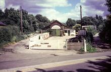 LNWR Poynton Colliery Branch. Hockley, Poynton. The former Engine Shed. 06 July 1985