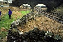 Barmoor Clough. Platting Lane Overbridge (BEJ @ 15m 35ch). 17 February 1980
