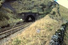 Barmoor Clough Tunnel, South Portal (BEJ @ 15m 29ch). 17 February 1980