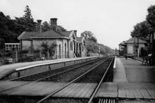 Buckingham station (BJV @ 4m 48ch), looking south. 07 June 1961