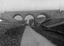 Hartington Viaduct (PHY @ 1m 67ch). Stone viaduct photographed at the opening of the Buxton - Ashbourne line