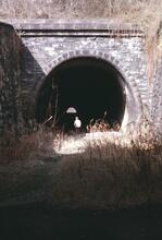 Ashbourne Tunnel, south portal (PHY @ approx 13m 25ch). 29 February 1976