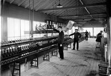 Crewe North Junction Signal Box Interior. 3 December 1903 (LEC5 @ 158m 21ch) (Ref:031670)