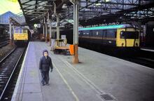 Crewe Station (LEC5 @ 158m 18ch). 29 December 1986