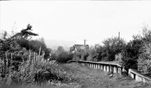 Govilon Station (MTA @ 3m 65ch), looking west. 19 October 1976