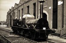 Liverpool & Manchester Railway locomotive "Lion" at The Manchester Museum of Science & Industry 1999-2007.