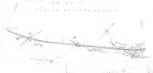 Midland & Furness Joint Railway. Carnforth – Wennington Line. 1½mp – 2½mp. 1950 survey