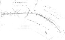 Midland & Furness Joint Railway. Carnforth – Wennington Line. 4½mp – 5½mp. 1950 survey