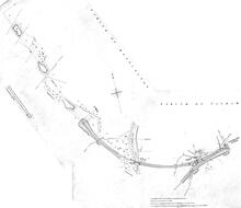 Midland & Furness Joint Railway. Carnforth – Wennington Line. 8½mp – 9½mp, & Wennington Junction. 1950 survey