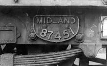 Wagon Plate No. 87451 (Ref 011851)