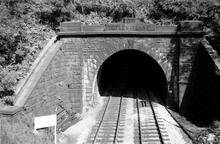Western portal of Totley Tunnel (MAS @ 155m 20ch). 1970