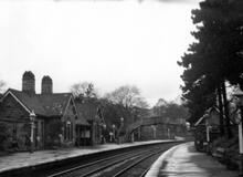 Whatstandwell Station (AJM1 @ 140m 13ch). 31 March 1961