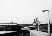 Chinley station (TTA1 @ 169m 40ch). 16 April 1961