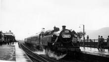 Edale (MAS @ 169m 14ch). SLS/MLS “High Peak Rail Tour”. 42371 at Edale. 22 April 1961