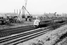 Chesterfield, near Tapton North Junction (ELR - TJC1 @ approx 147mp). circa 1970