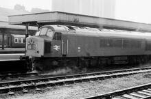 Sheffield Midland station (ELR - TJC1 @ 158m 40ch). 1971