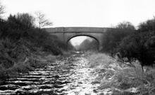 Hampton Branch Overbridge -precise location unknown (WHA)