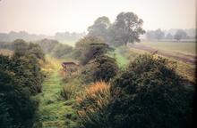 Looking north to Whitacre (KJW @ 31m 02ch). Original Derby & Birmingham Railway course. 14 September 1968