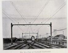 017278 Photo of overhead construction , Mdland Railway Heysham  
