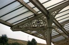 Hellifield station (SKW1 @ 231m 20ch). Roof support spandrel (ref. 103274)