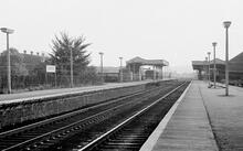 Chesterfield (Midland) station (ELR - SPC9 @ 146m 20ch). 1970