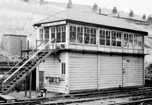 Rotherham Masborough Station North Junction Signalbox (TJC3 @ 162m 10ch). 29 August 1971