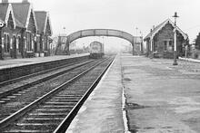 Appleby West station (SAC @ 277m 22ch) looking north. 05 January 1971
